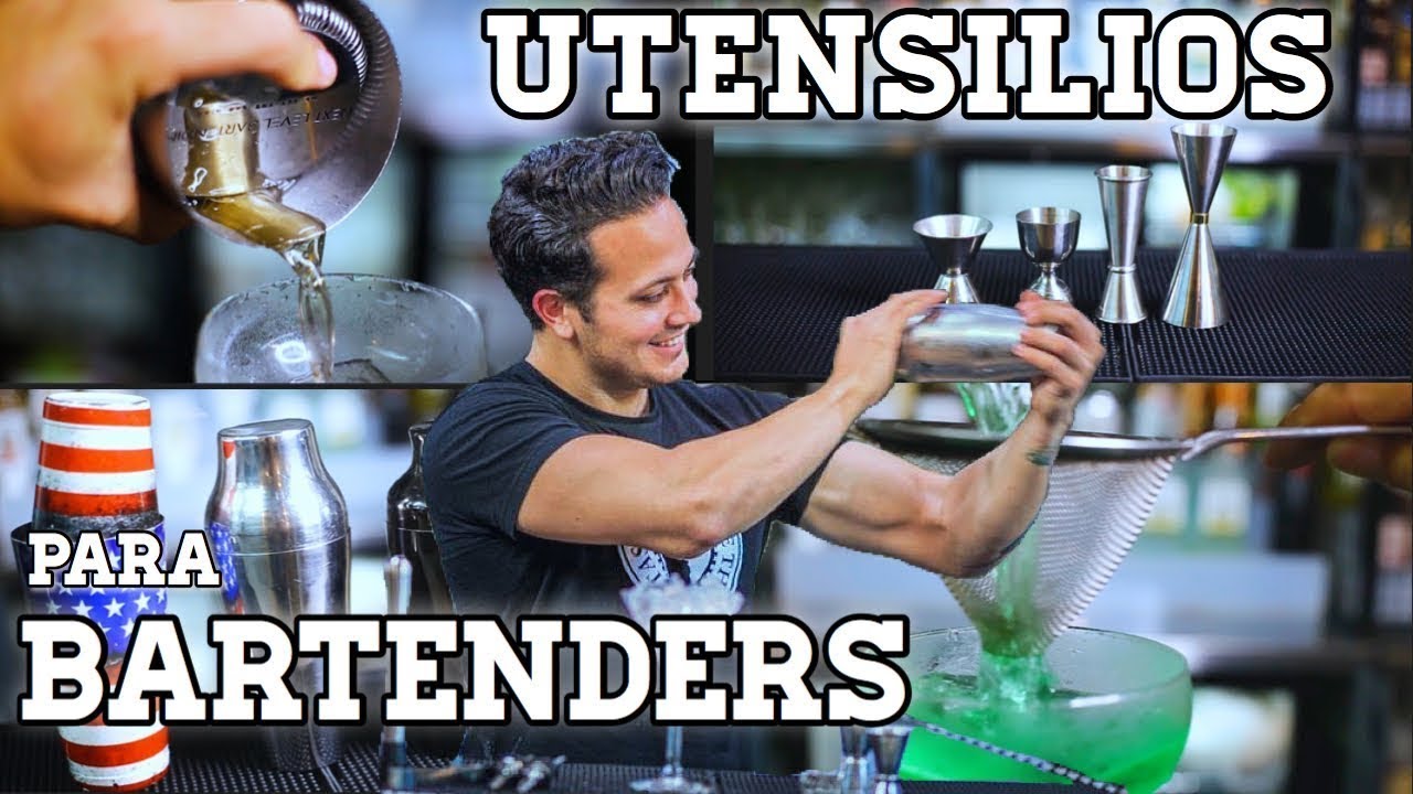 UTENSILIOS PARA BARTENDER / TODO LO QUE NECESITAS PARA TUS COCKTAILS