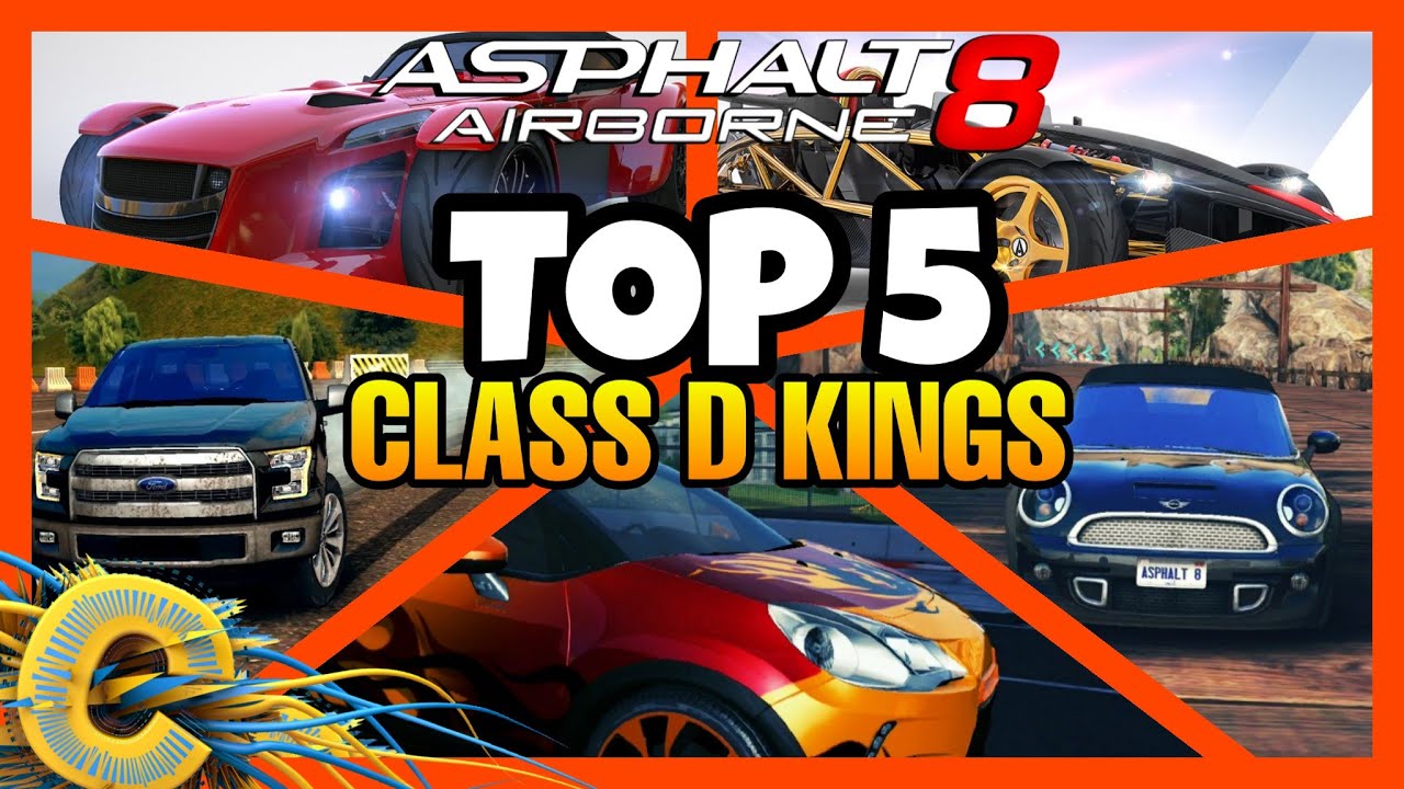 TOP 5 CLASS D KINGS TO DOMINATE MULTIPLAYER | Asphalt 8 Top D Class Cars for Multiplayer (Update 42)