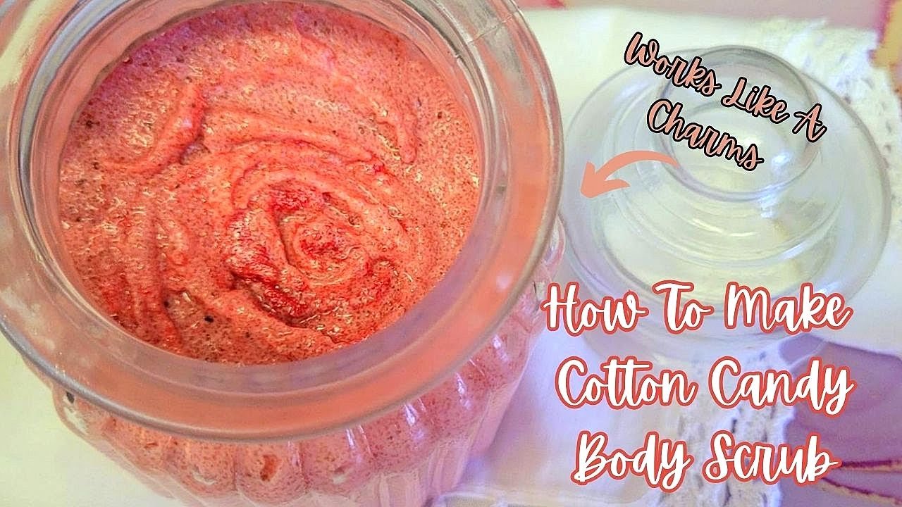 COTTON CANDY Body Sugar Scrub Recipe