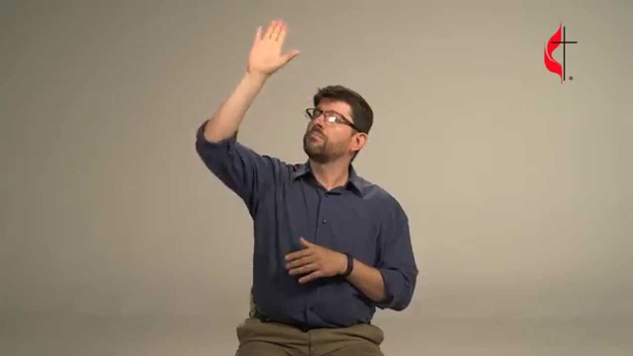United Methodist ASL: baptism