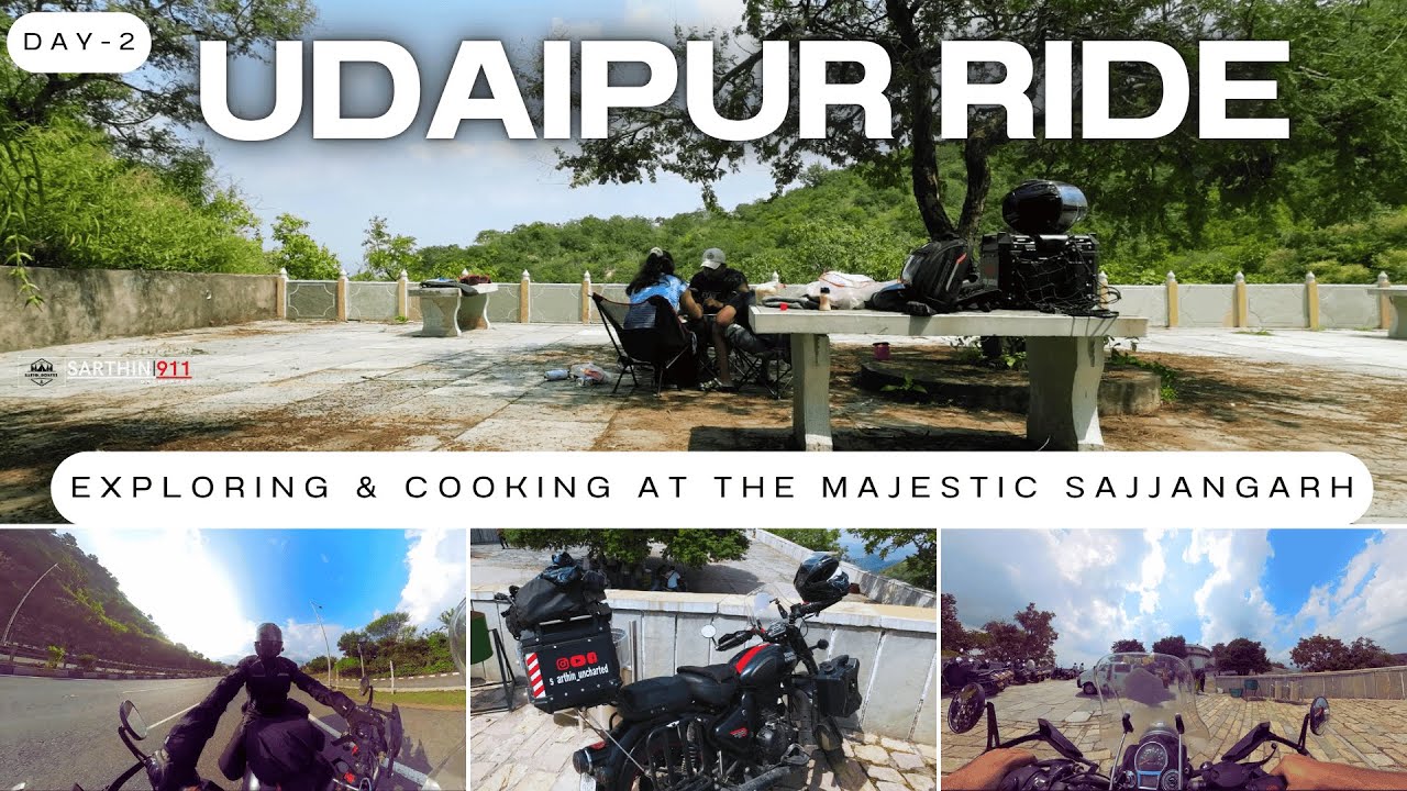 DAY 2🏍️ Udaipur Ride with Wife & Kid | Exploring the City of Lakes on Two Wheels |Saarthin Uncharted