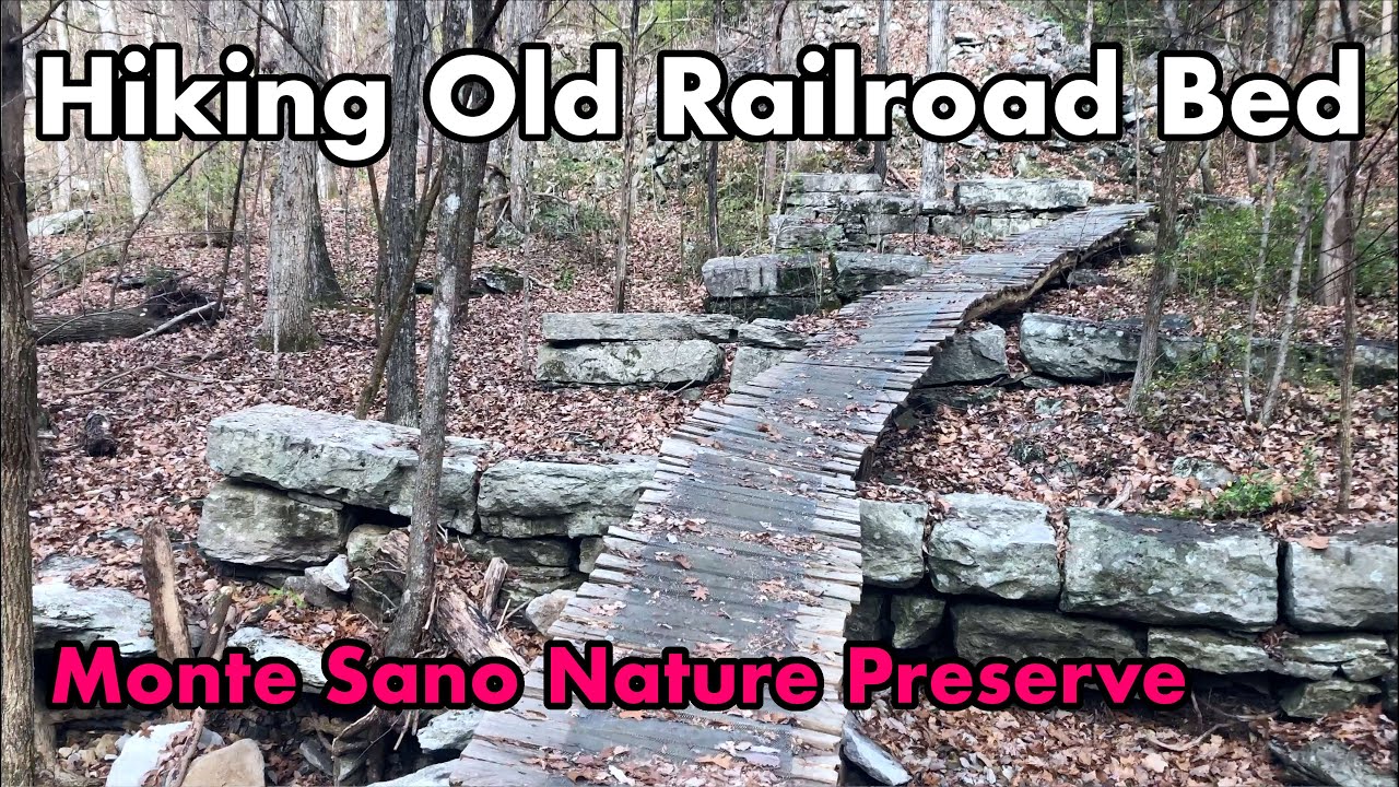 Hiking the Old Railroad Bed Trail, Monte Sano Nature Preserve, Huntsville, Alabama