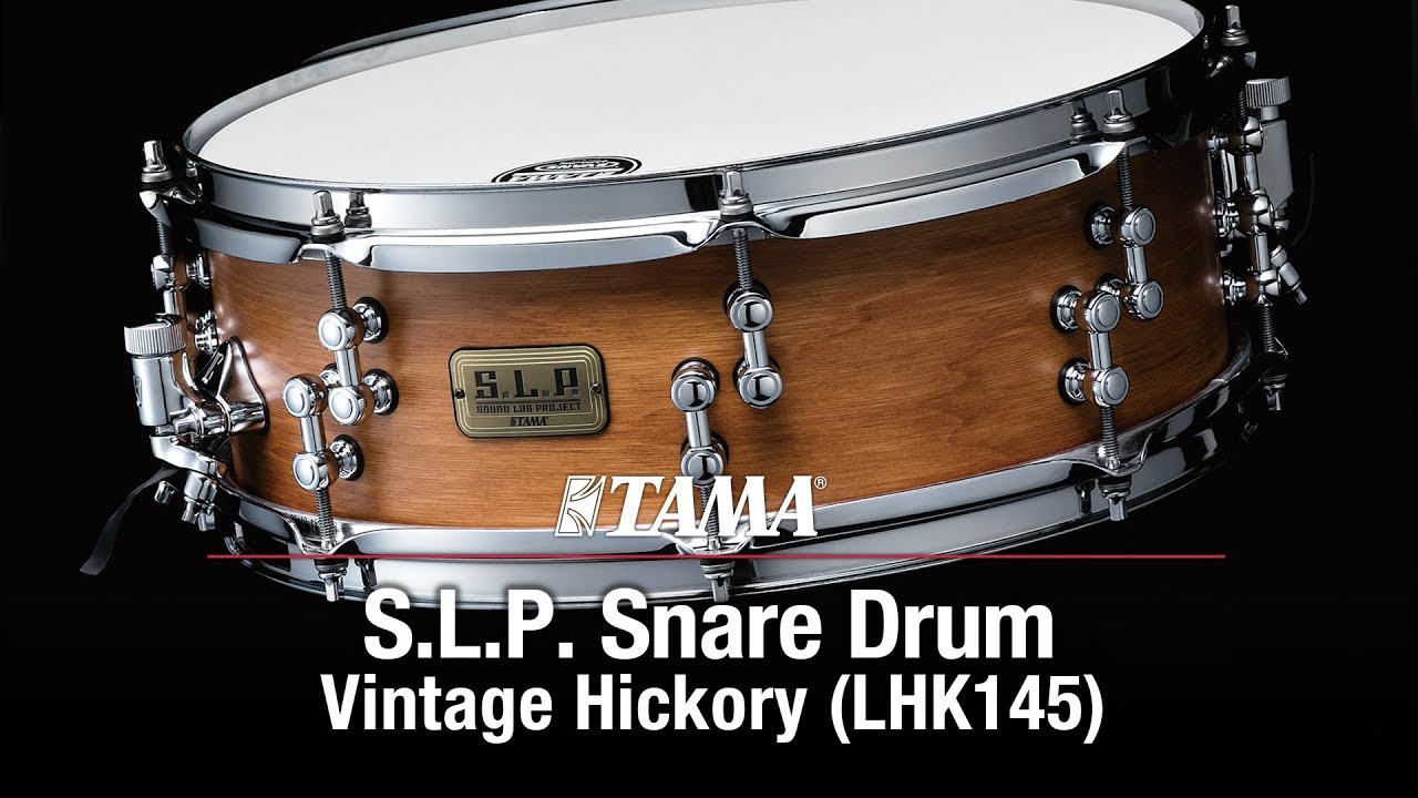 S.L.P. Vintage Hickory Snare Drum (LHK145)