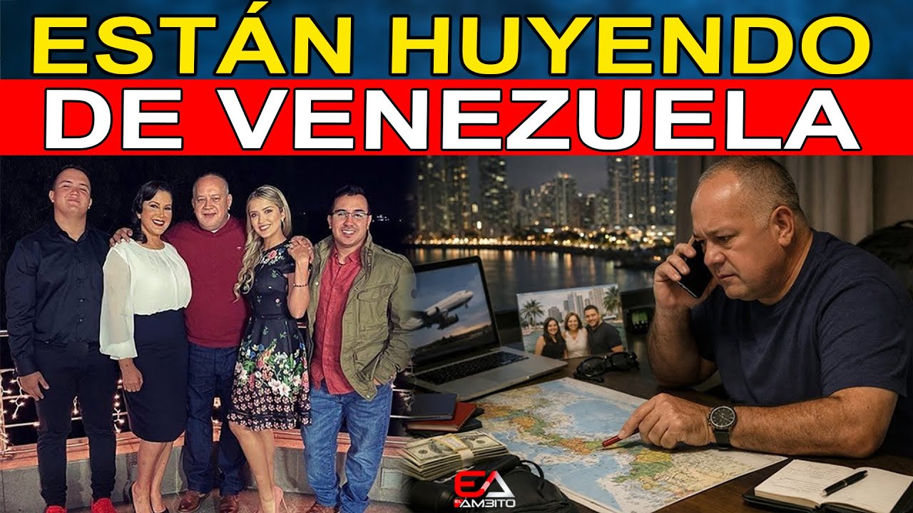 🔴 DIOSDADO PUSO A SU FAMILIA EN PANAMÁ, ESTÁ PLANEANDO SU FUGA