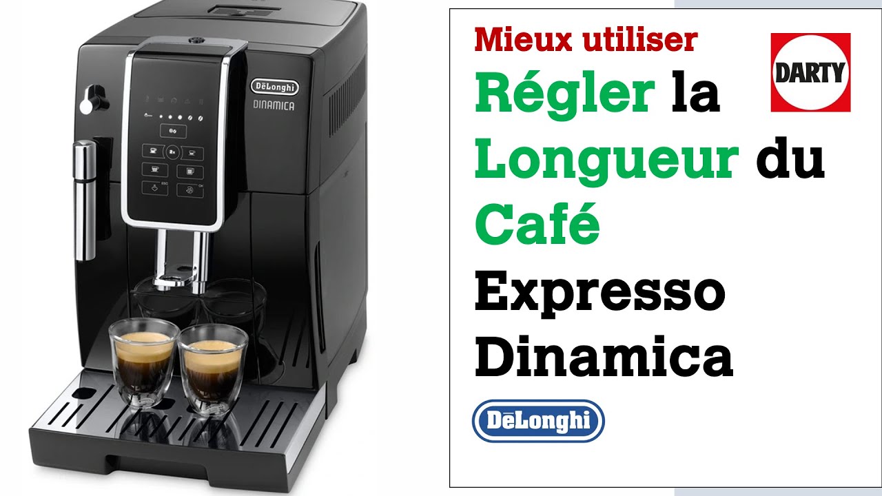 Régler la longueur de votre café avec l'Expresso Dinamica