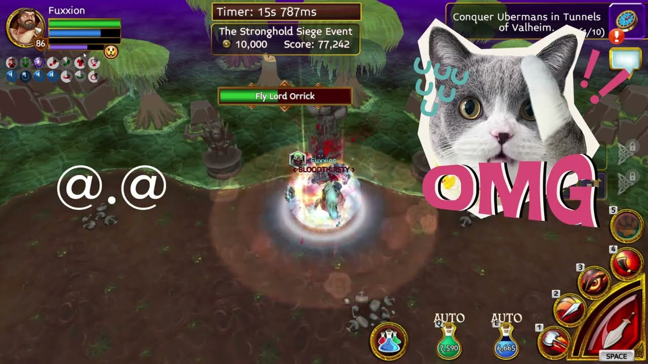 Arcane Legends - sb chain vs rusk sword - h neig vs anky