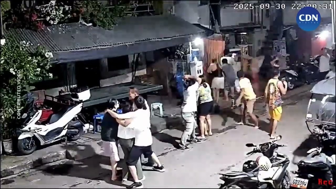 RESIDENTS IN SAWANG CALERO CEBU CITY AFTER THE QUAKE  WATCH: CCTV footage captures the earthquake&hellip;