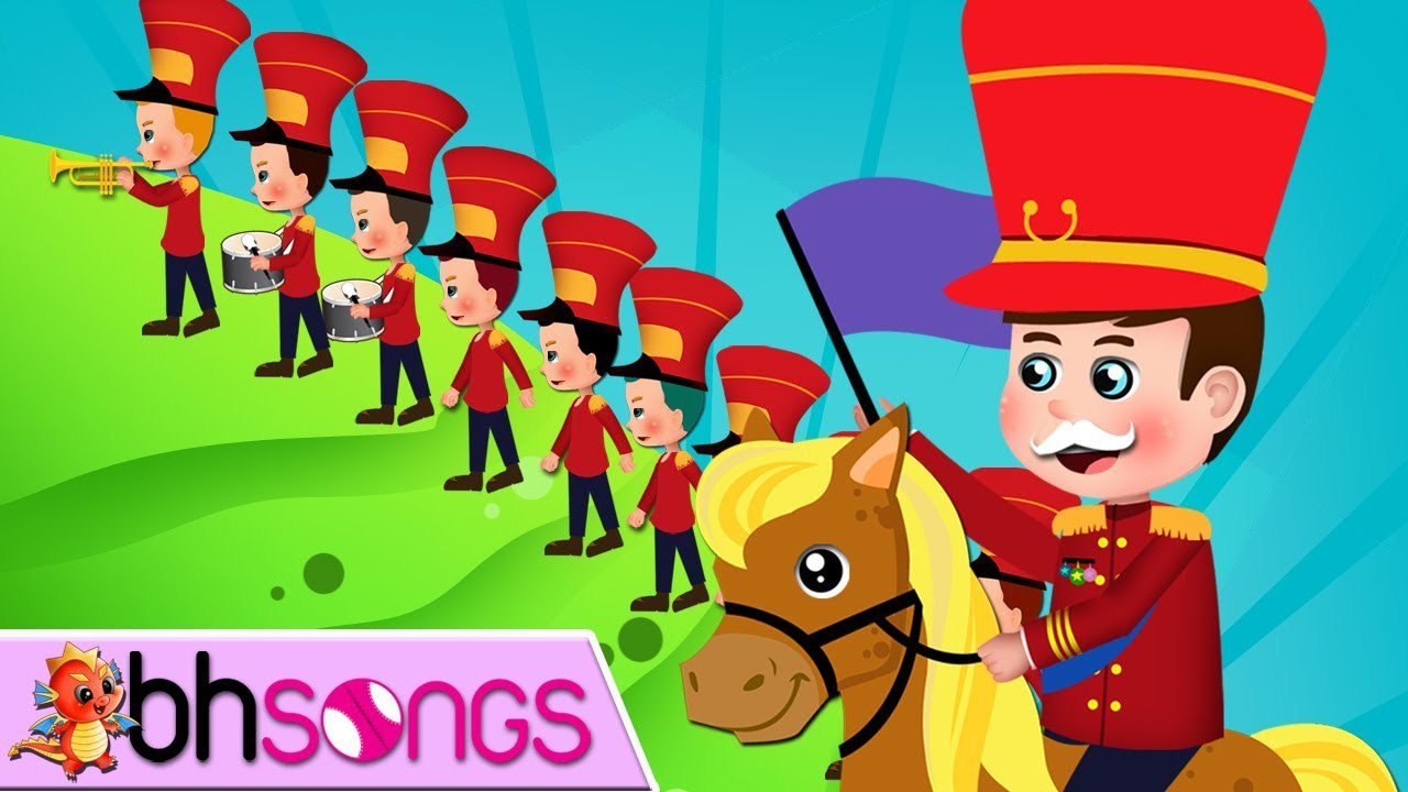 The Grand Old Duke Of York | Nursery Rhymes | By Chu Chun Kids TV!