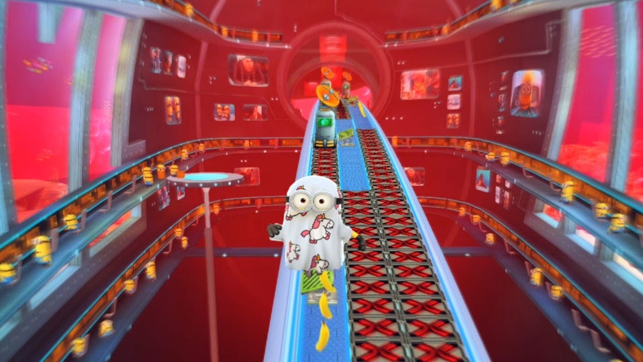 Despicable Me 2 - Minion Rush : Ghost With Upgraded Costume In Champion Run ! Kids Games