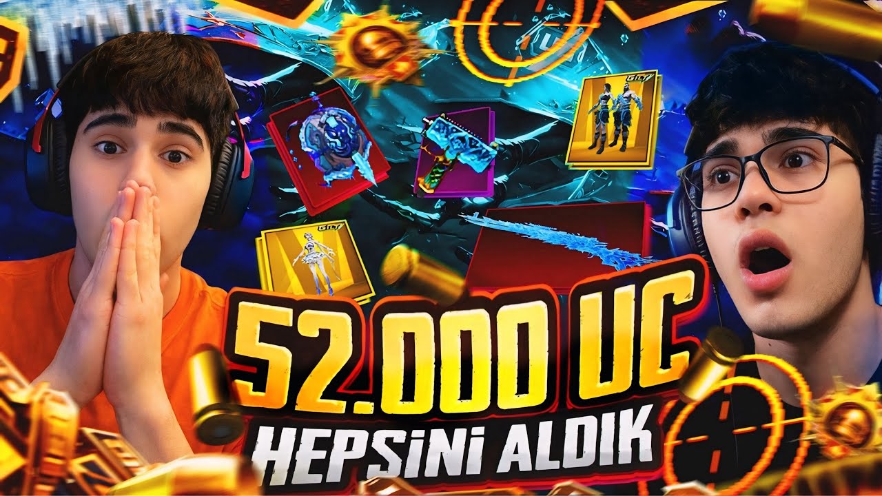 52.000 BİN UC HARCADIK HERŞEYİ ALDIK !! - PUBG Mobile