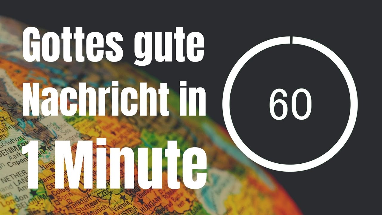Die gute Nachricht in 1 Minute | HALLELUJAH TV &Ouml;sterreich