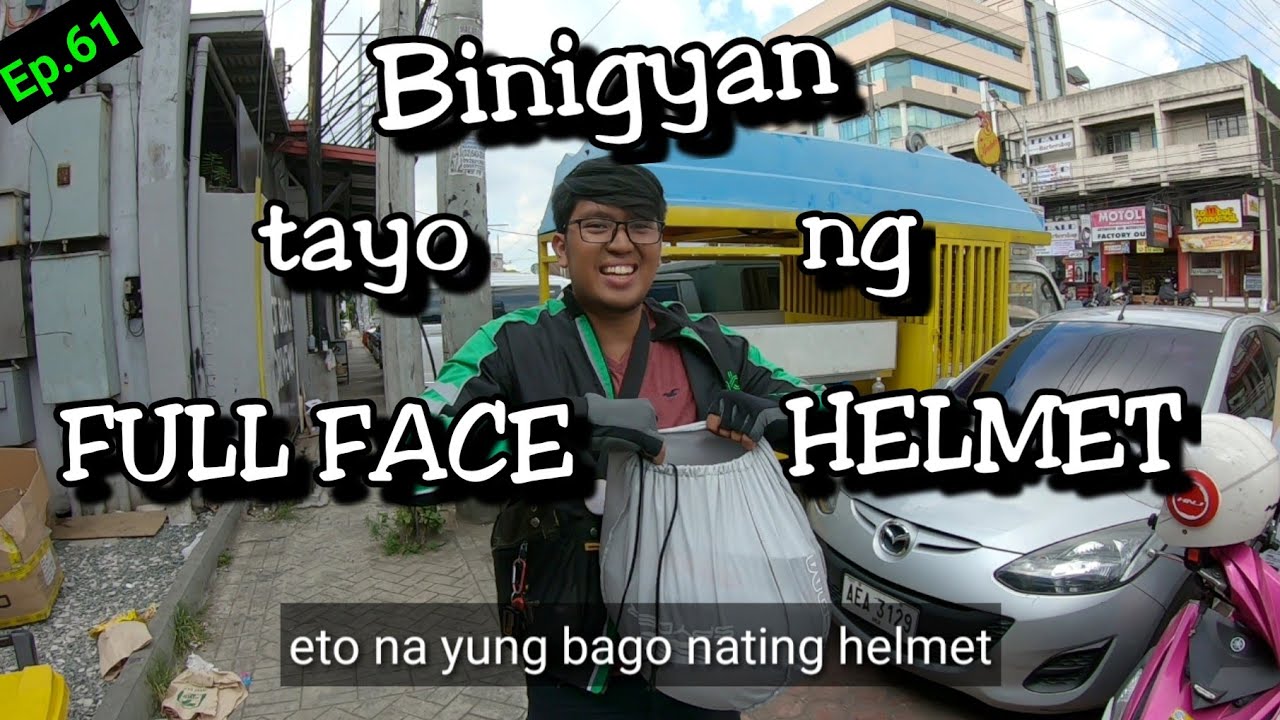 BINIGYAN TAYO NG HELMET (MAY AKSIDENTE) | Grabfood Vlogs