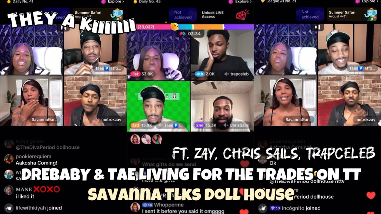 8.25.25 TAE & DREBABY RUNNING IT UP - SAVANNA TLKS DOLL HOUSE NOWTHATSTV - FT. CHRIS SAILS , ZAY 