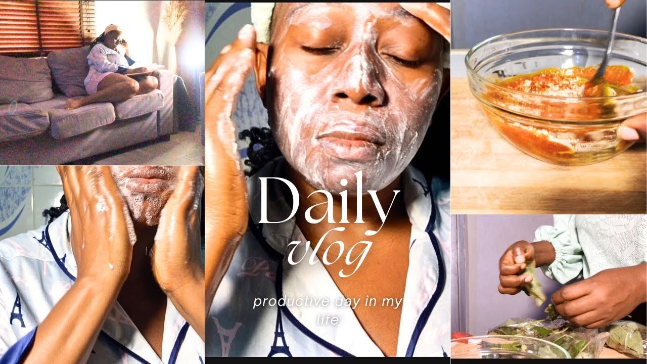A DAY IN MY LIFE SERIES| CALM PRODUCTIVE DAY OF A NIGERIAN WIFE| SKINCARE|COOKING| BIBLE STUDY