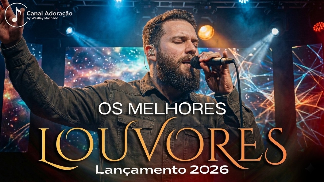Lan&ccedil;amento 2026 - Os Melhores Louvores de Adora&ccedil;&atilde;o | Hinos Evang&eacute;lico Que Toca na Alma - Gospel 2026