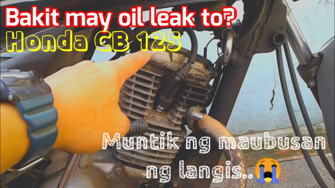 Honda CB 125 oil Leak problem...