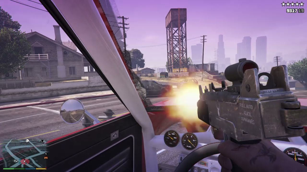 GTA 5 PS4 - LS Vagos Massacre/ Cypress Flats Shootout + Five Star Escape