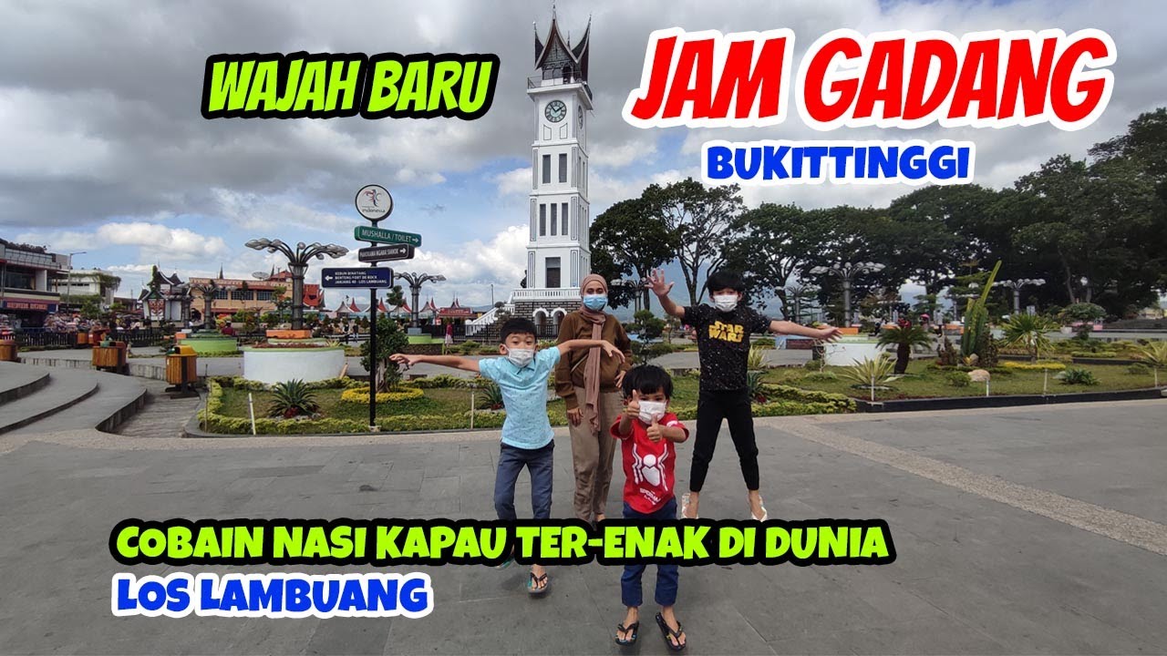 Keliling sekitar Jam Gadang Bukittinggi mampir Nasi Kapau Los Lambuang