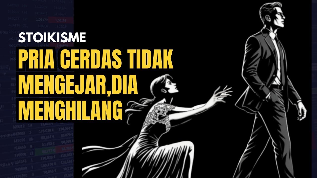 Pria Maskulin Tidak Mengejar. Dia Menghilang ||  Stoikisme