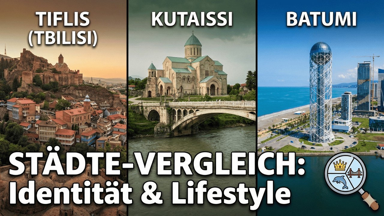 Tbilisi, Kutaisi oder Batumi: Wo lebt es sich besser? 🌍