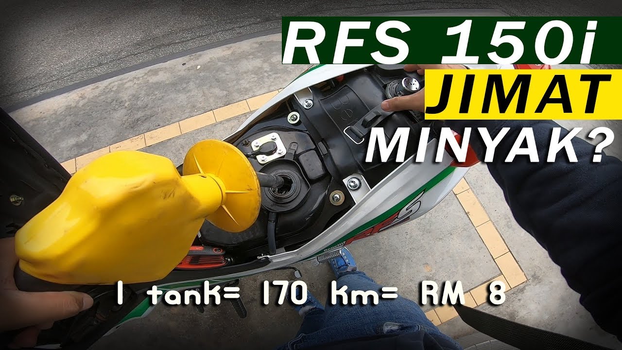 RFS 150i MOTOR PALING  JIMAT MINYAK??