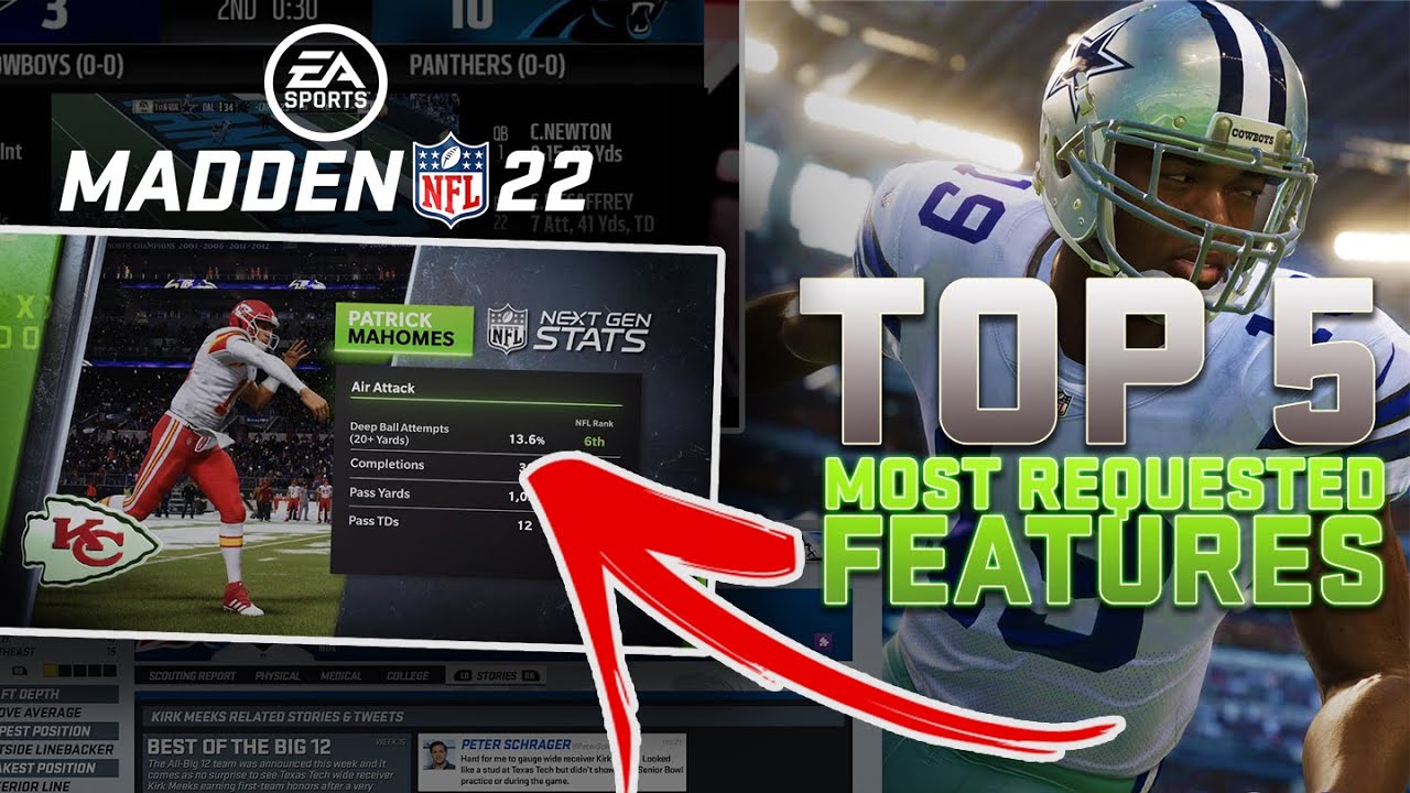 Madden 22 | Top 5 Most Requested Gameplay & Franchise Features Details