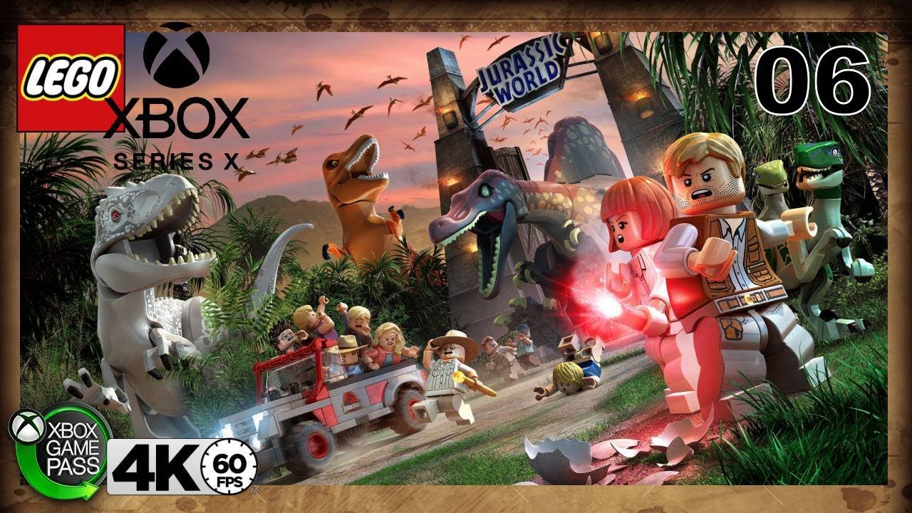 Przybycie InGenu (6) LEGO Jurassic World XBOX SERIES X 4K ᵁᴴᴰ 60ᶠᵖˢ ✔ DZIECIAKI GRAJĄ