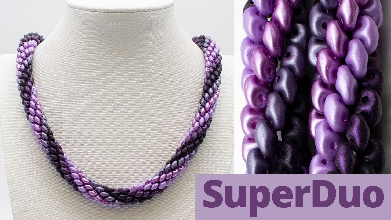 Украшения Superduo Spiral