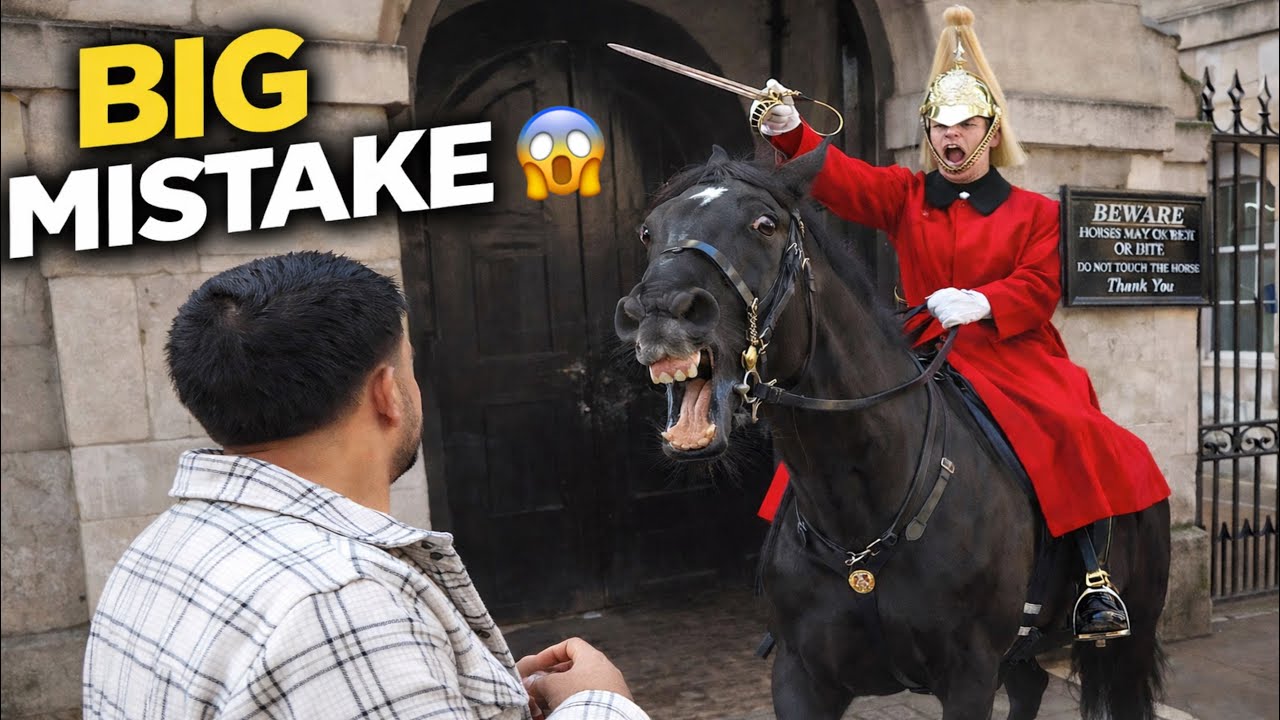 Tourist TESTS Royal Guard… And Gets Instantly SHUT DOWN | Horse Guards London