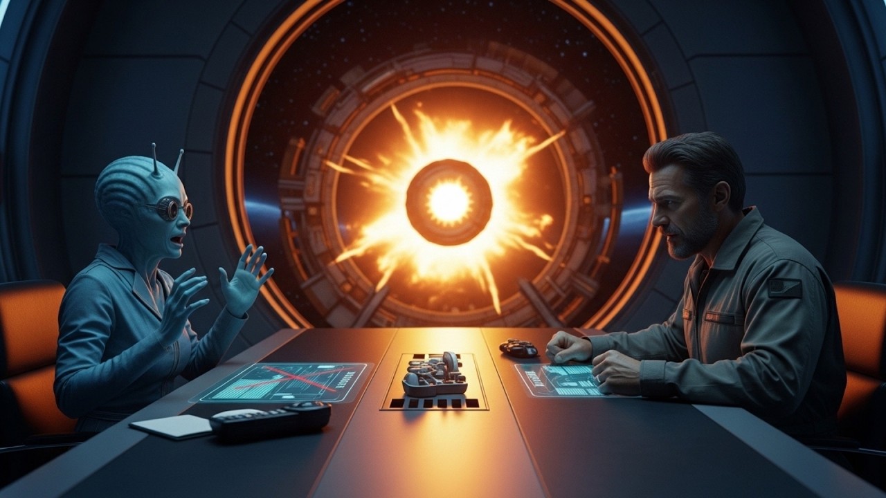 We Asked for a Retreat... Humans Brought a Star-Eater Railgun to the Negotiation Table