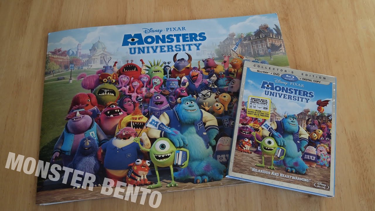 Monsters University Blu-ray | DVD | Digital Copy with Disney Store Lithographs Unboxing & Review