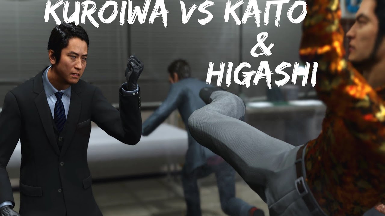 Yakuza Kiwami 2: Kuroiwa vs Kaito & Higashi