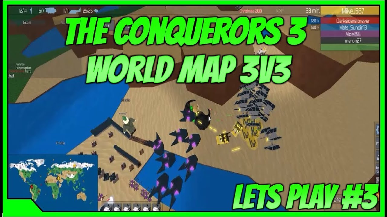 Roblox The Conquerors 3  New World Map Lets Play! The Conquerors 3 Lets Play #3  Battle Of  Egypt!