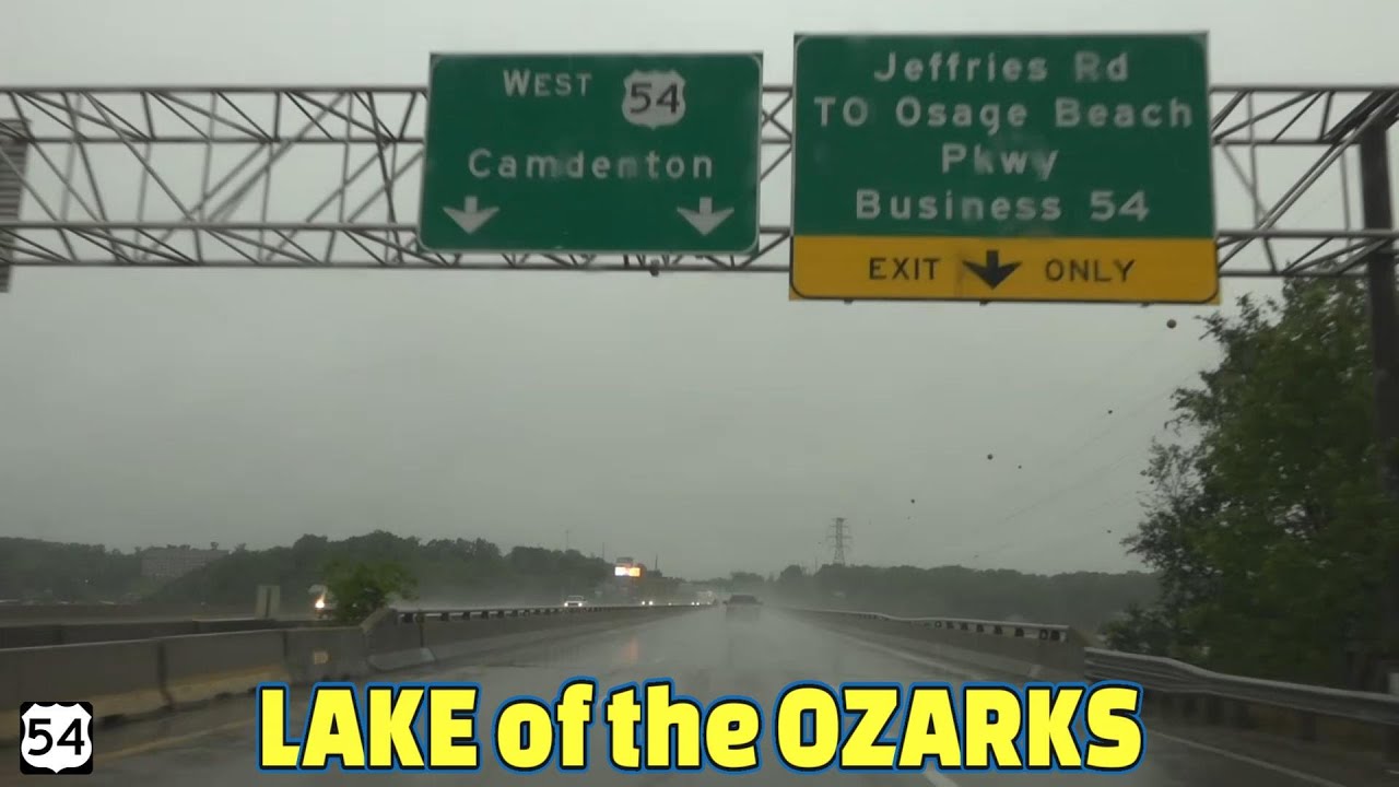 US-54 Expressway in Lake of the Ozarks Region & Bagnell Dam
