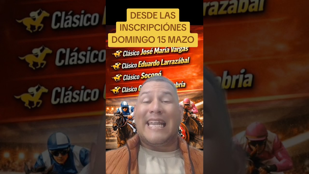 DESDE LAS INSCRIPCI&Oacute;NES DOMINGO 15 MARZO 2026 LA RINCONADA CON JHOAN ARRIAS EL FEN&Oacute;MENO H&Iacute;PICO 