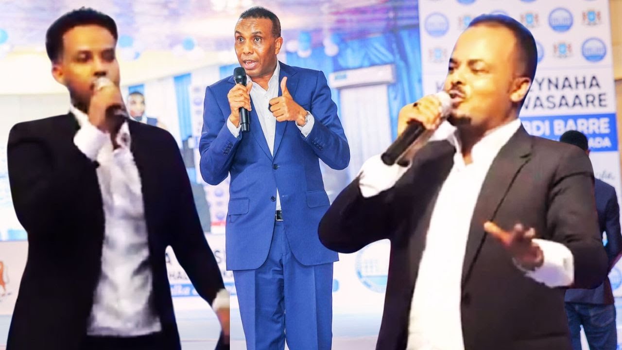 Abwaan Ahmed Budul Ismail Iyo Alfanaan Anwar Tooti oo Dhaantooyin ku Ammaanay Rw Hamza Abdi Barre.