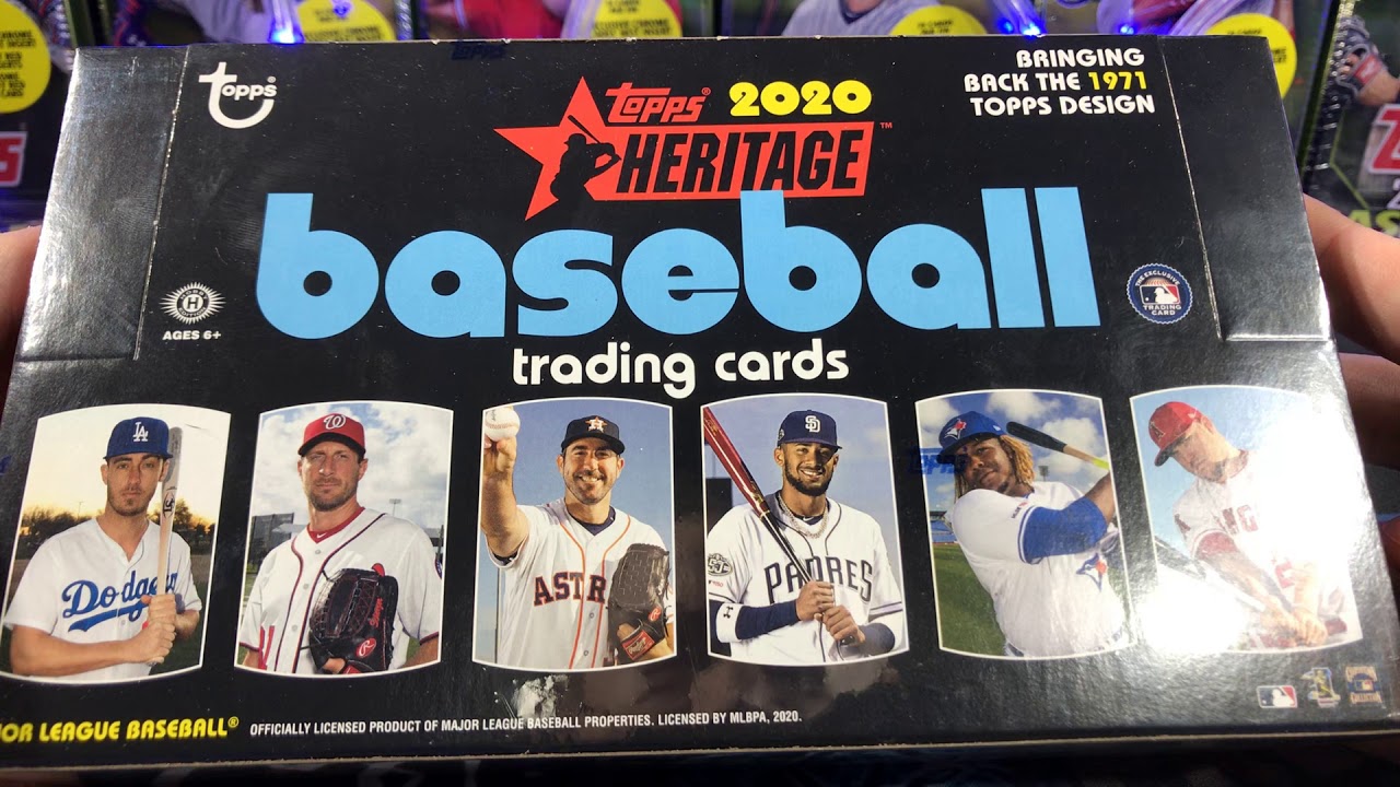 New Release! 2020 Topps Heritage Baseball Cards Box Opening!!!