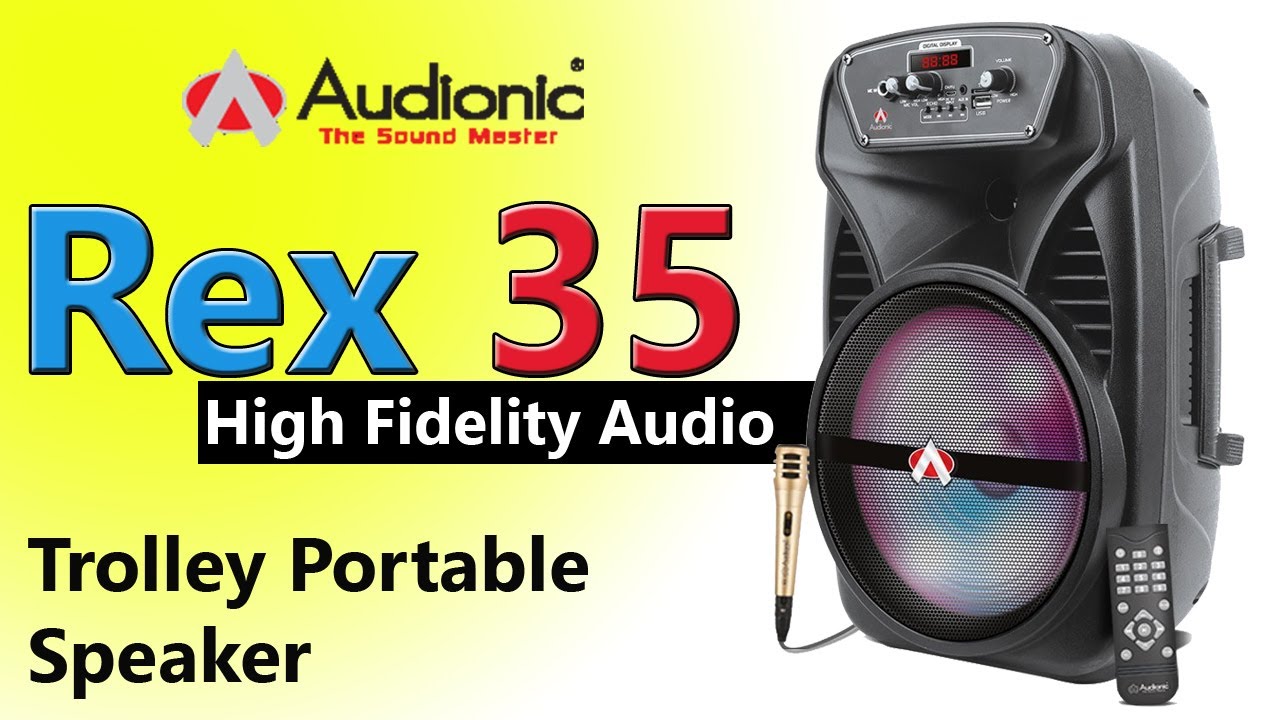AUDIONIC REX-35 8″ TROLLEY SPEAKER