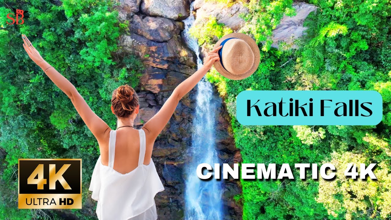 Katiki Waterfalls Cinematic 4K😎 || Drone Shot || Waterfall cum Mountain view in Araku/Vizag