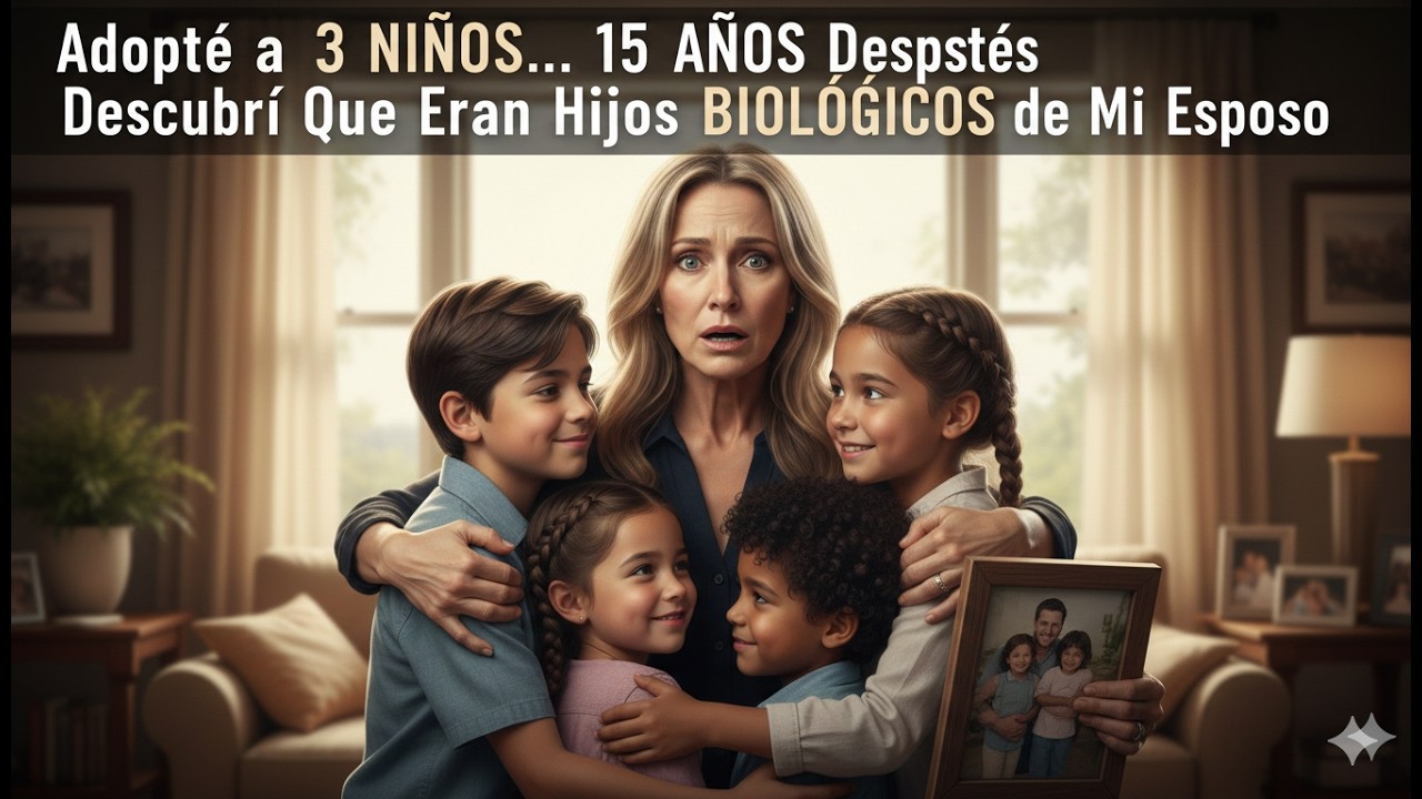 Adopté a 3 NIÑOS... 15 AÑOS Después Descubrí Que Eran Hijos BIOLÓGICOS de Mi Esposo
