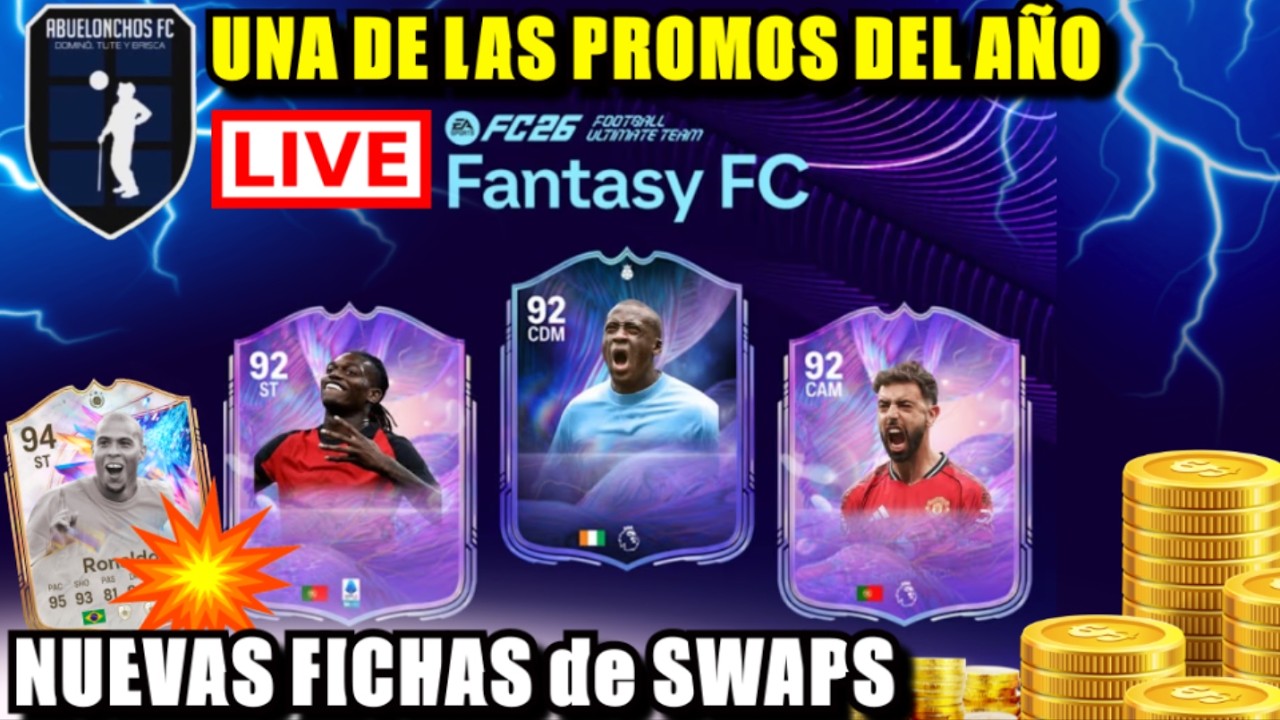NUEVAS FICHAS de ICON SWAPS y una de las MEJORES PROMOS con FANTASY FC 26 🔴 Hoy atracamos a BAD ARTS