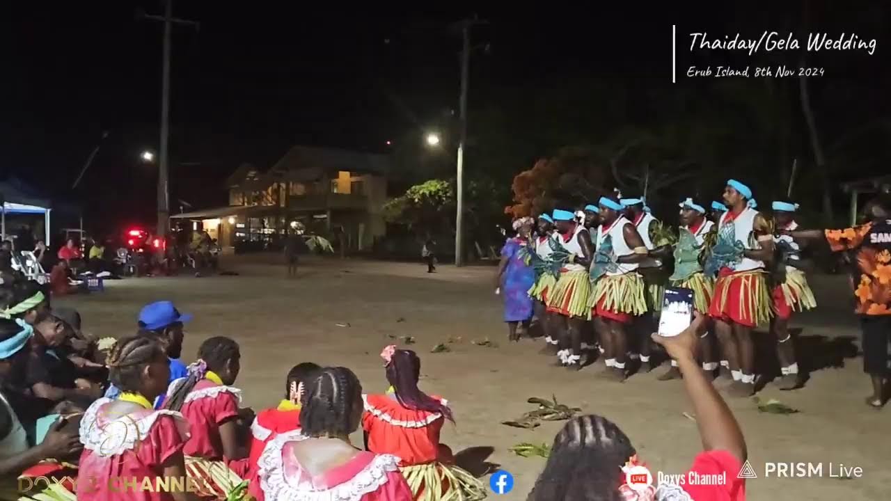 Thaiday/Gela Wedding - Entertainment Erub boys 09.11.24