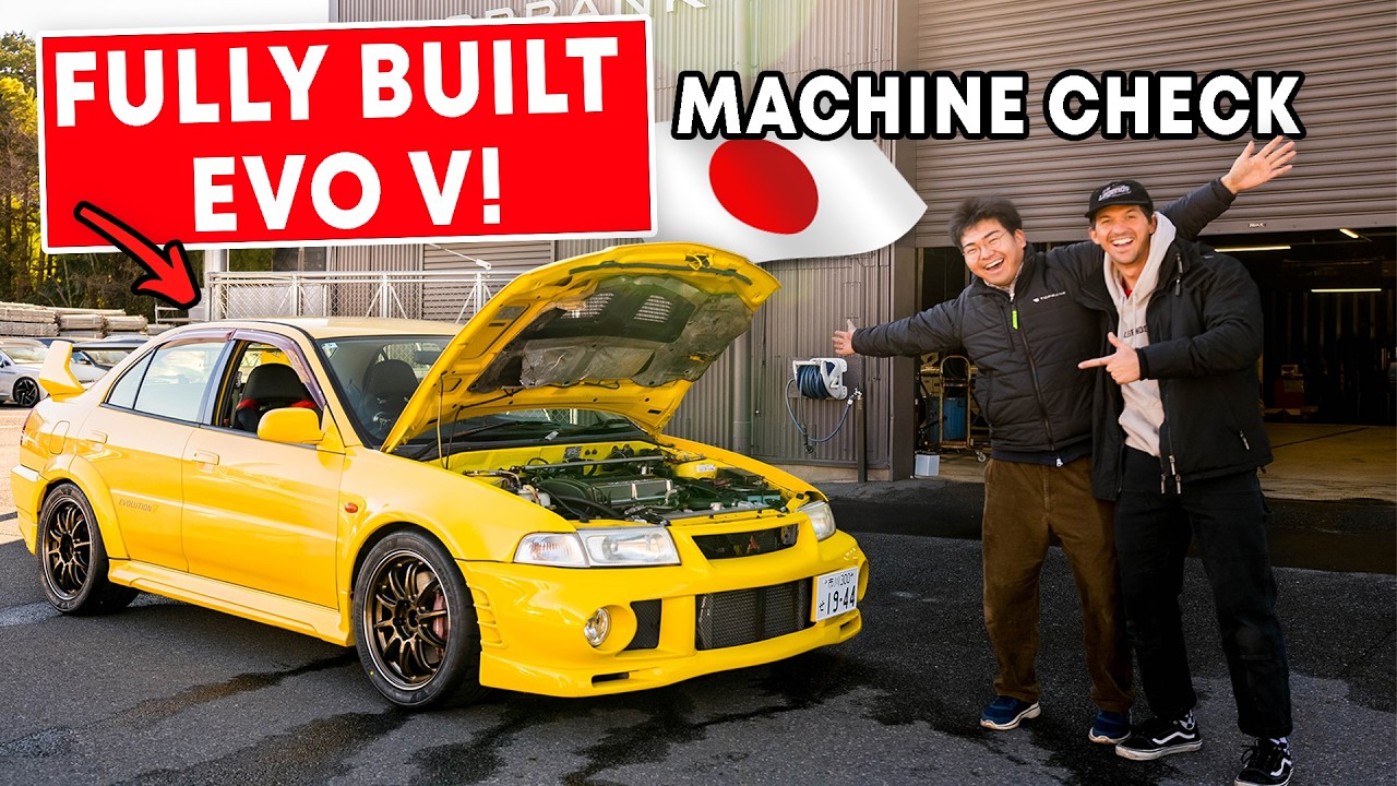 First Drive in my FULLY BUILT Japan Evo V! *MACHINE CHECK!*
