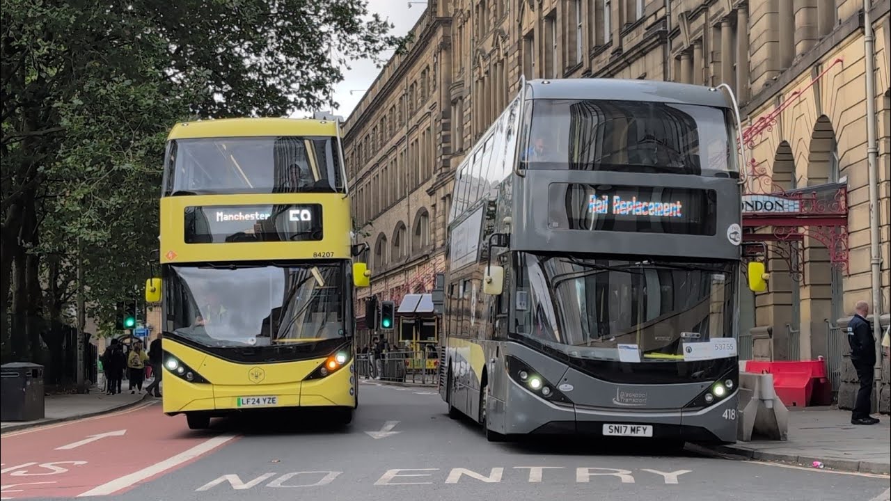Buses in Manchester Part 2 - Shudehill and Victoria