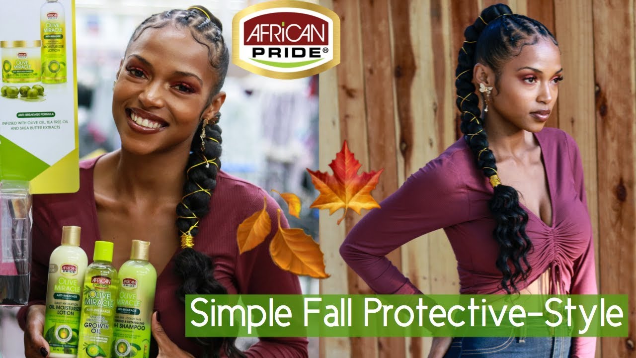 Simple FALL Protective Style feat AFRICAN PRIDE 