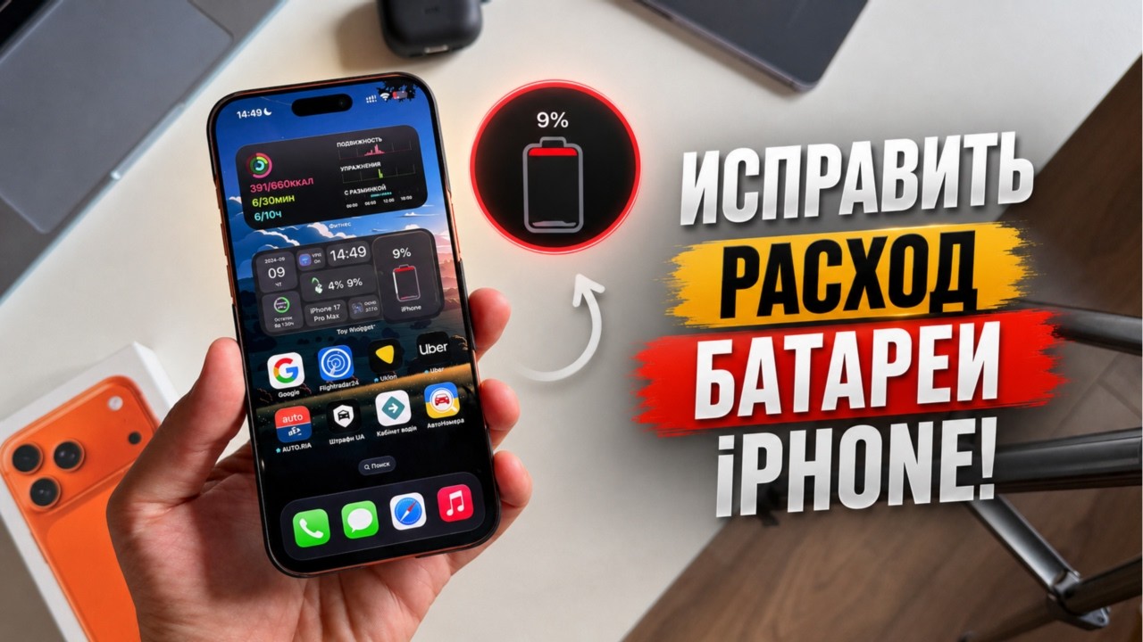 iOS 27 быстро разряжает iPhone? Как исправить расход батареи!