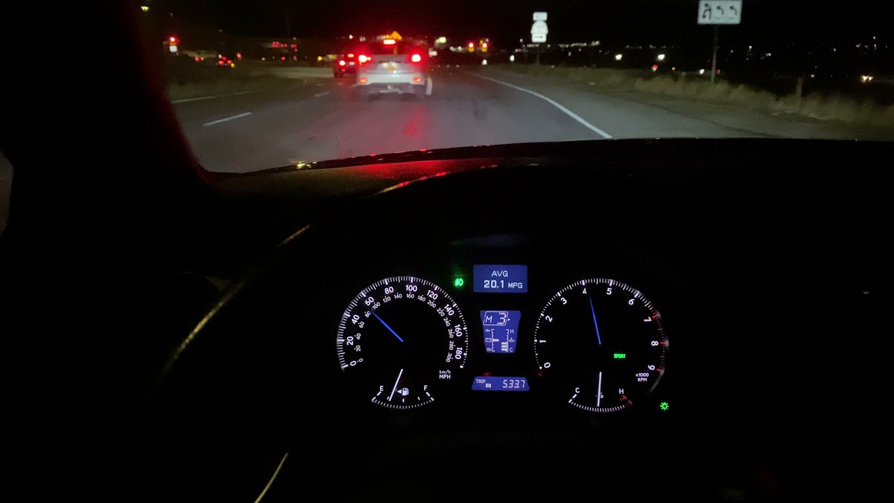 Lexus IS-F Brutal HIGH-REV Downshifts (4k)