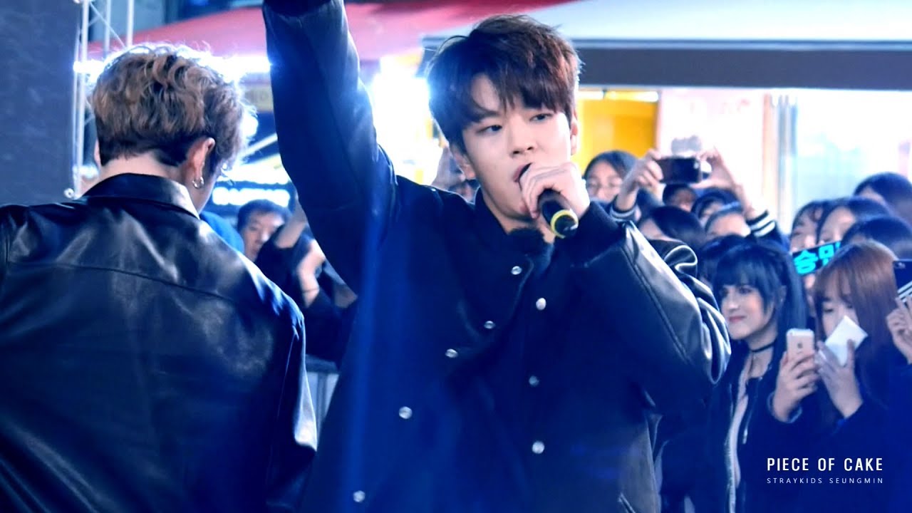 171109 STRAYKIDS 신촌 버스킹 Hellevator 승민 focus