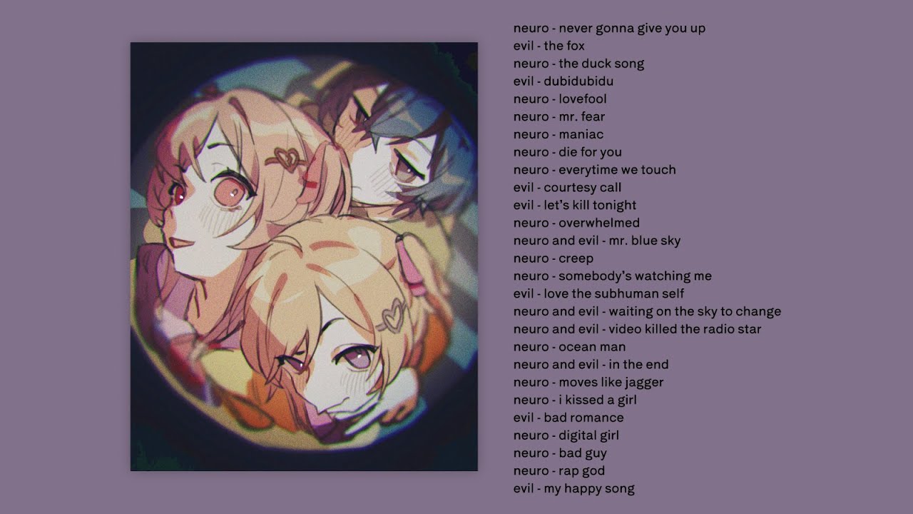 neuro-sama + evil neuro mix to rickroll your friends with | neuro karaoke playlist