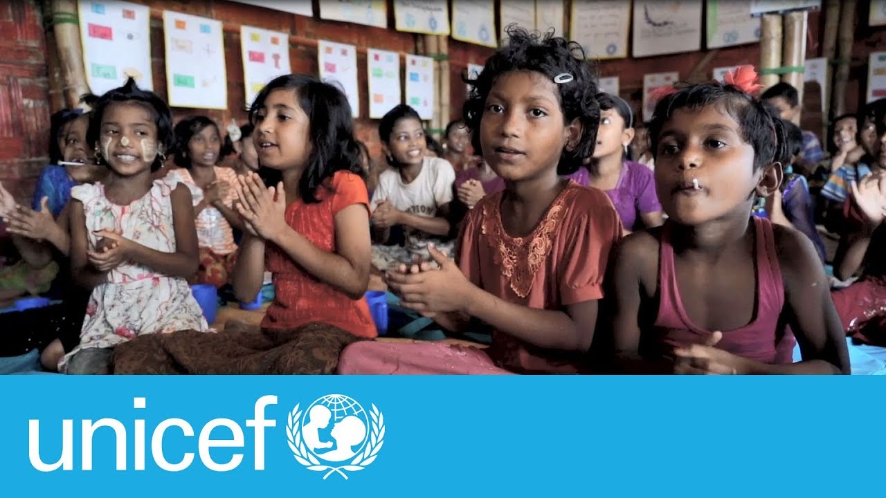 1,000th learning centre for Rohingya refugee children | UNICEF
